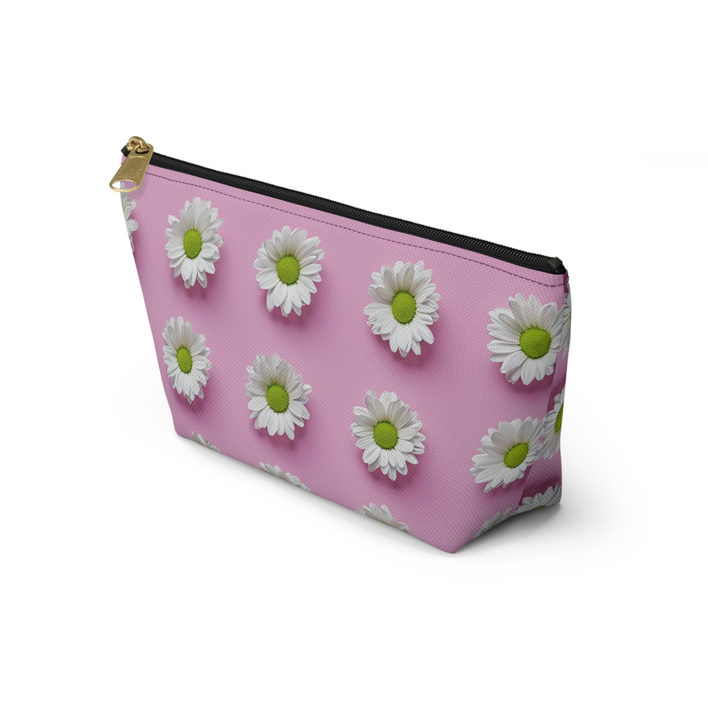 Daisy Print Accessory Pouch | Floral Makeup Bag, Travel Organizer