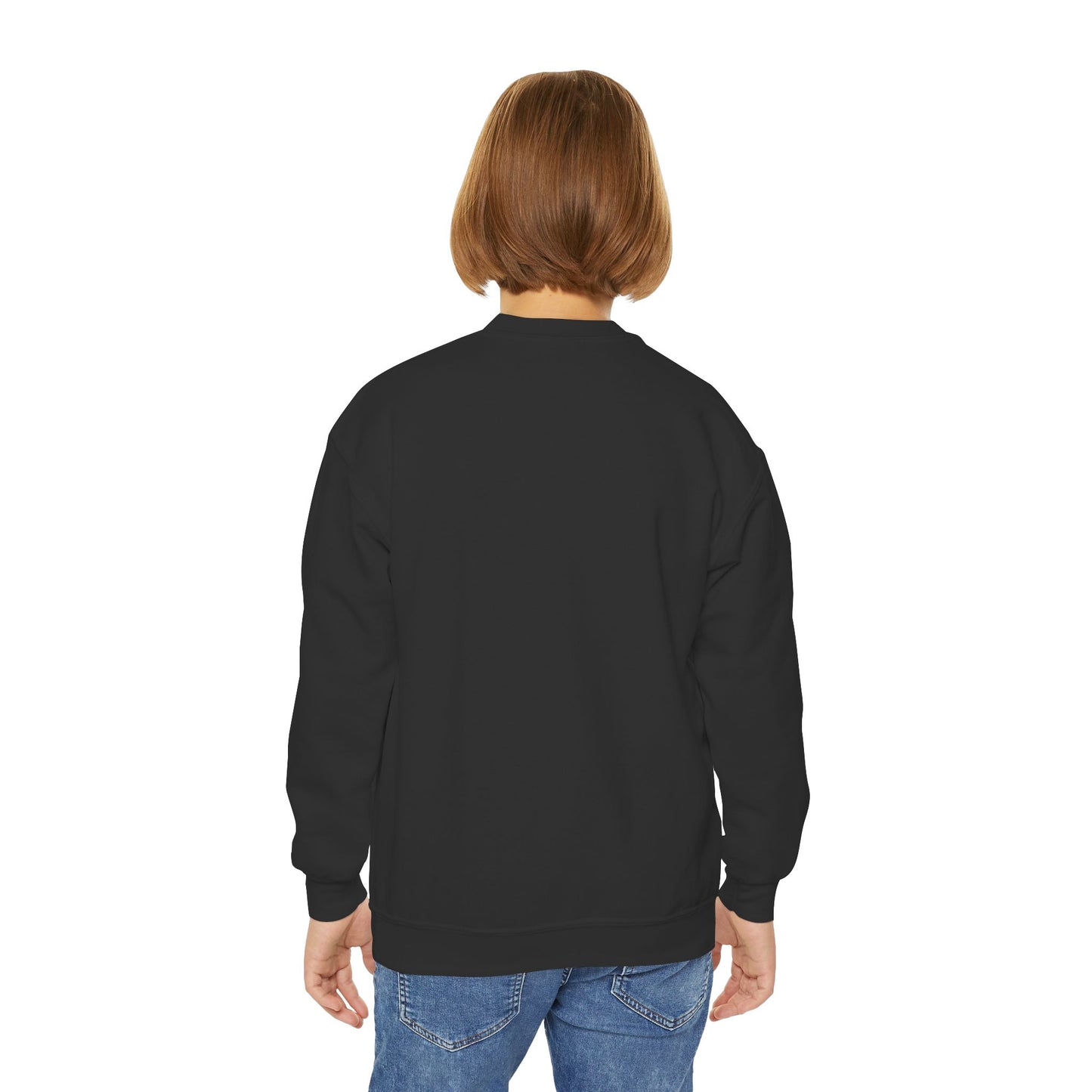 Cool Tiger Youth Crewneck Sweatshirt, Cute Animal Apparel, Teen Style, Gift for Kids, Casual Wear