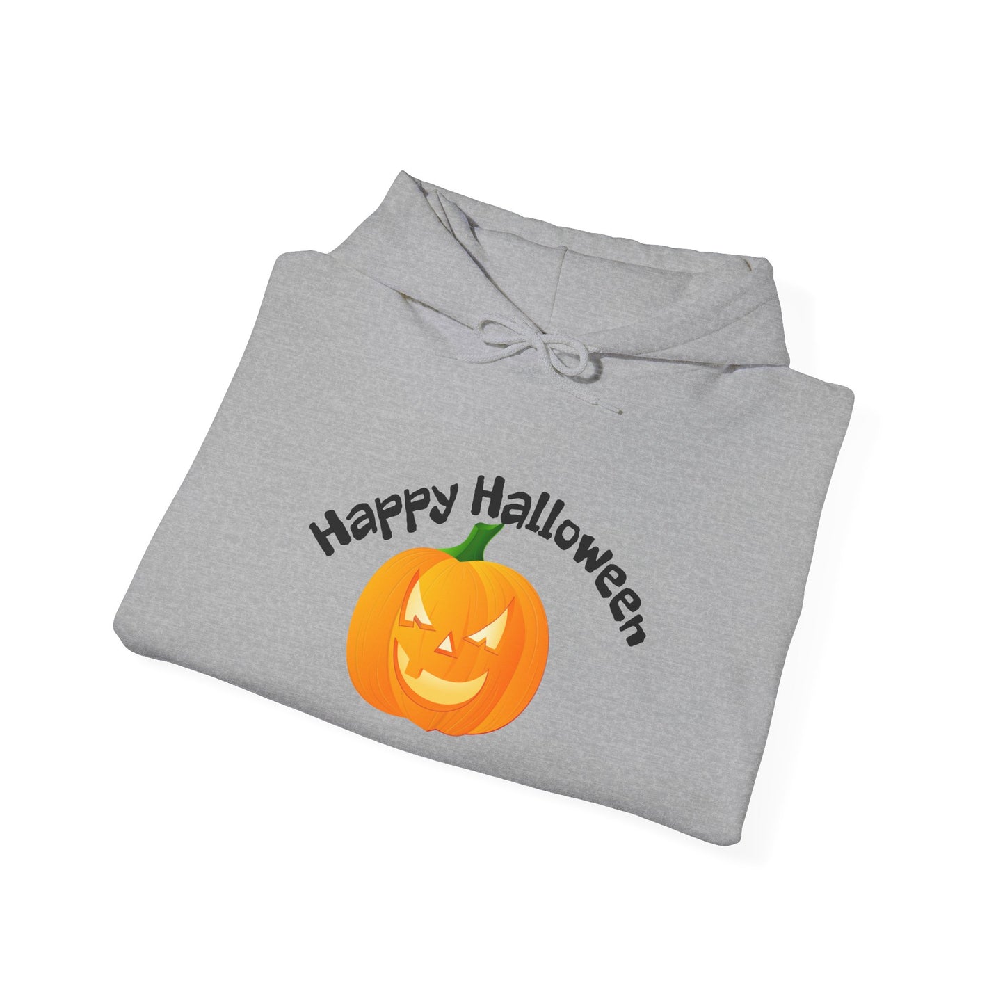 Halloween Pumpkin Hoodie with 'Happy Halloween' Design, Cozy Unisex Sweatshirt for Fall Celebrations, Perfect for Halloween Parties, [...]