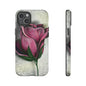 Rose Phone Case – Tough Cases, Floral Phone Cover, Gift for Her, Minimalist Design, Nature Lover's Accessory, Birthday Gift Idea