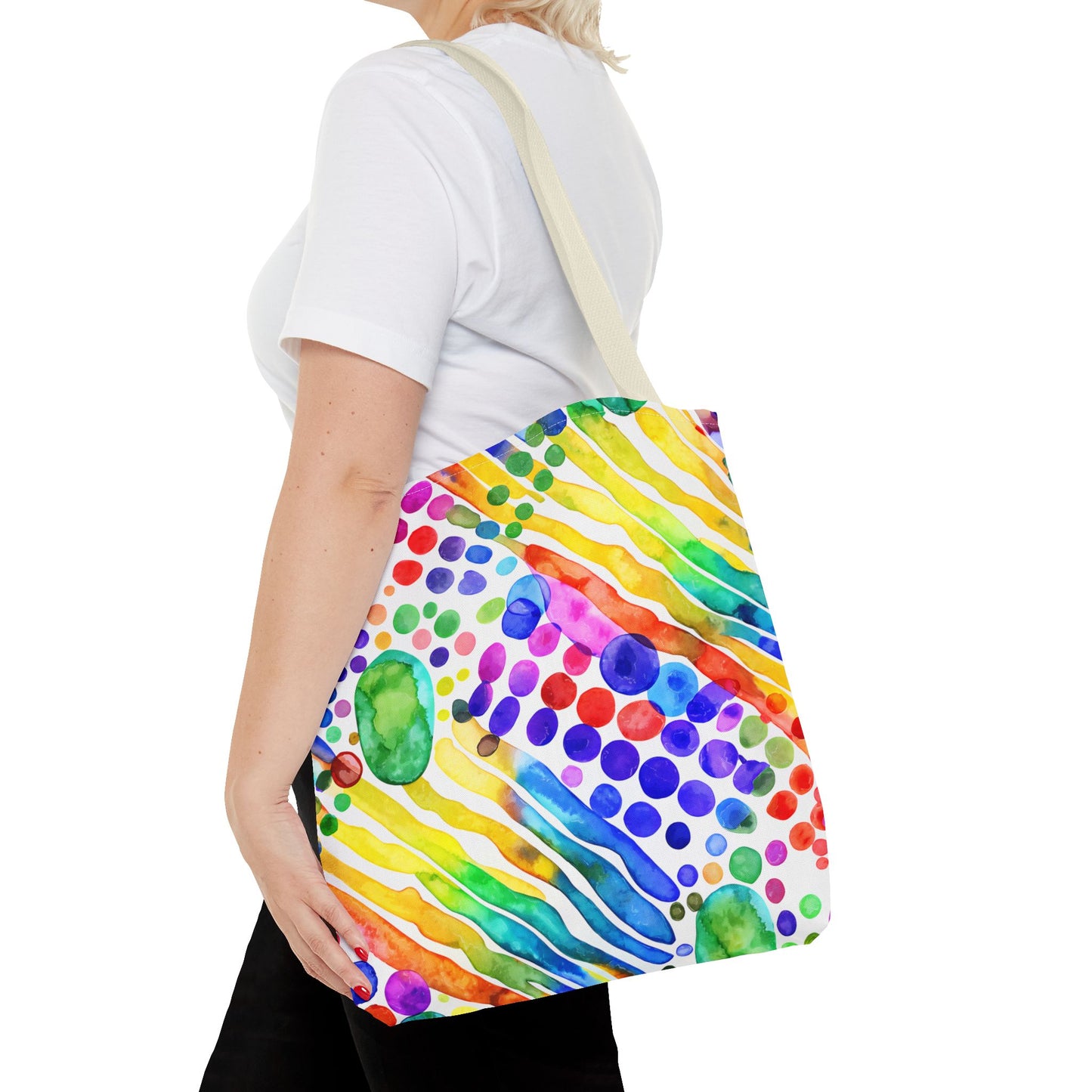 Colorful Abstract Tote Bag, Beach Bag, Shopping Bag, Summer Accessory