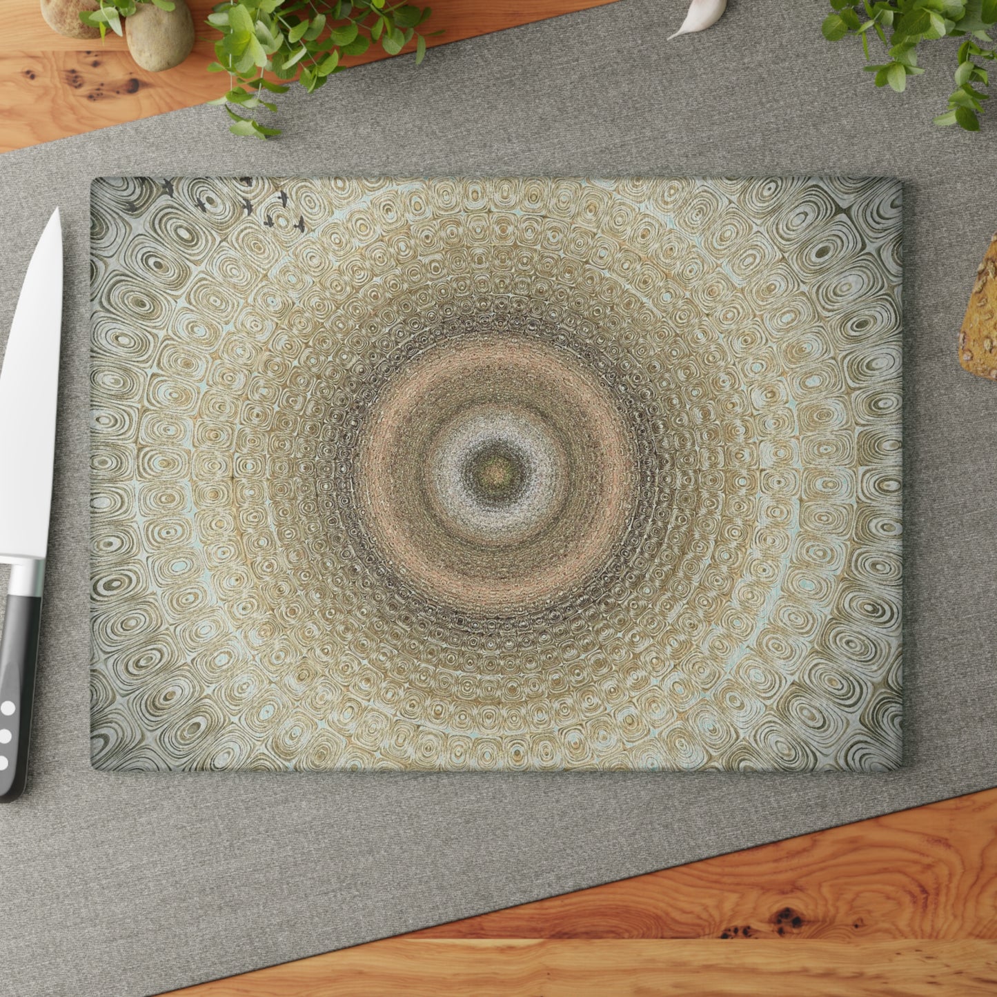 Elegant Glass Cutting Board for Stylish Cooking, Kitchen Decor, Wedding Gift, Unique Housewarming Present, Culinary Art