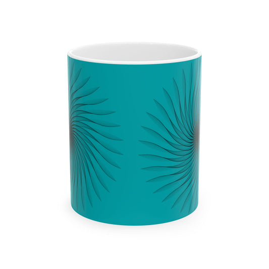 Vibrant Swirl Ceramic Mug - Perfect for Coffee Lovers, Housewarming Gift, Birthday, Home Decor, Tea Enthusiast