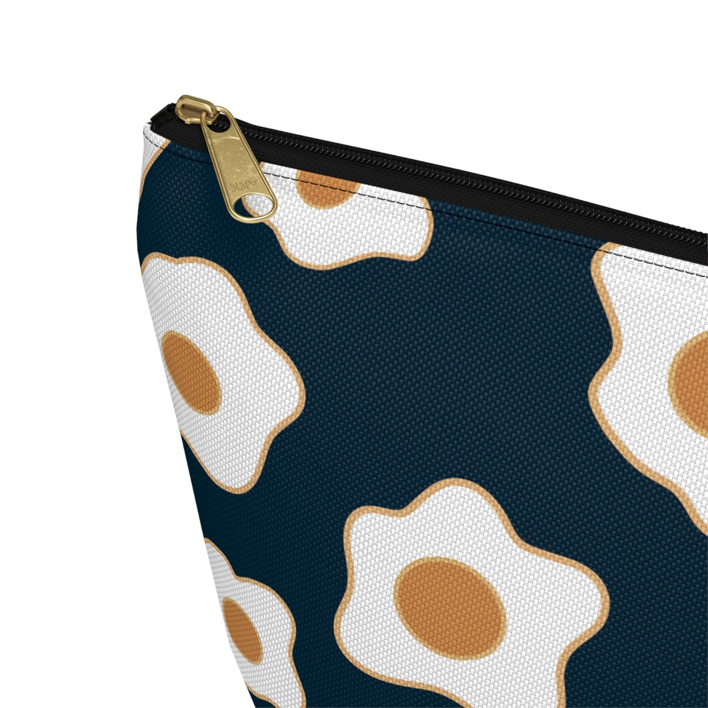 Egg Pattern Accessory Pouch | Cute Makeup Bag, Travel Organizer, Gift for Her, Egg Lover, Fun Pouch, Floral Cosmetic Bag