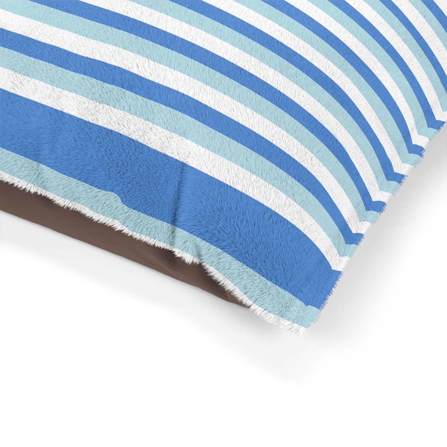 Cozy Coastal Striped Pet Bed | Soft Pet Cushion for Dogs & Cats, Dog Bed, Cat Bed, Striped Pet Pillow, Indoor Pet Furniture