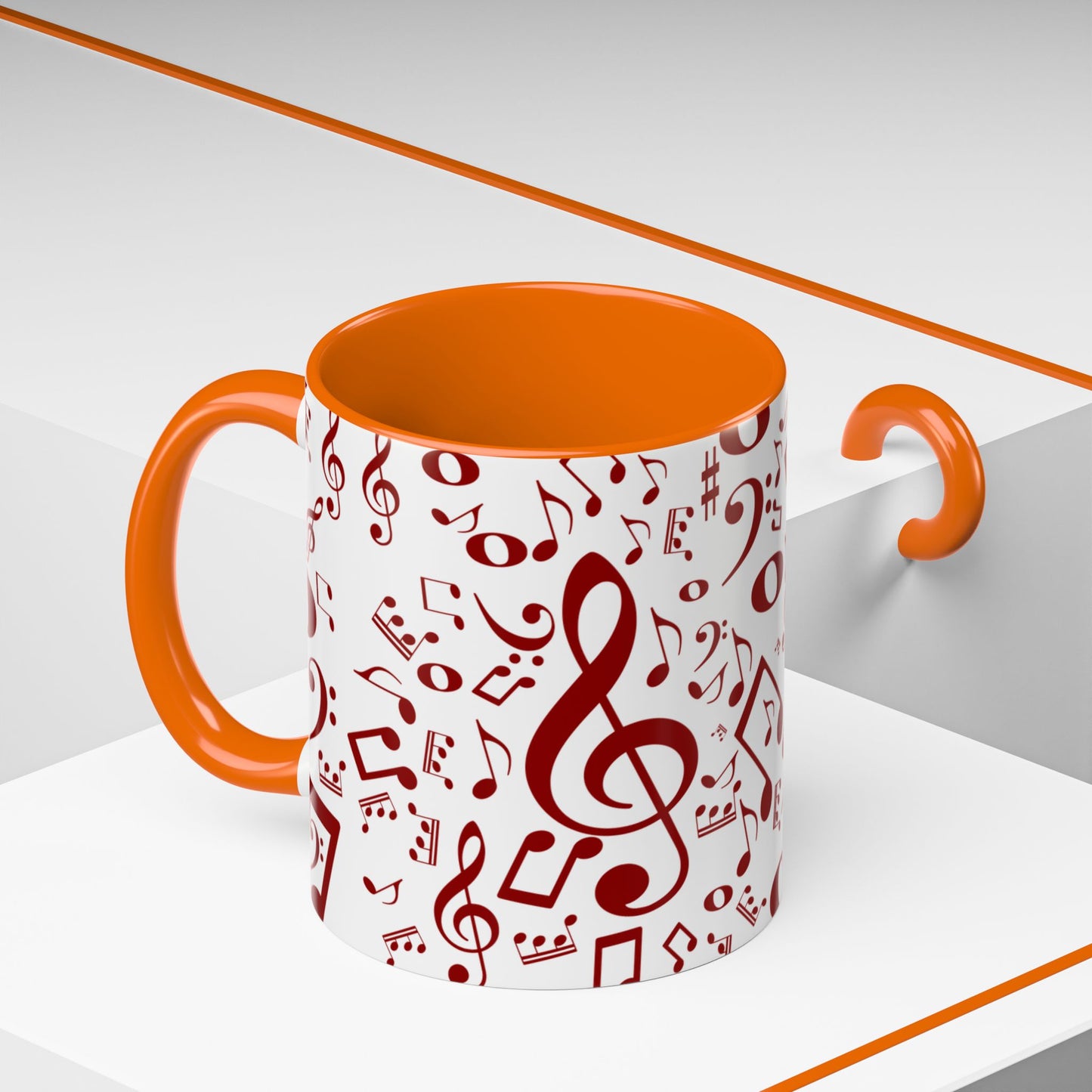 Musical Accent Mug - Perfect for Music Lovers, Gifts for Musicians, Coffee Lover's Essential, Singing Inspiration, Music-Themed [...]