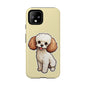 Cute Dog Phone Case, Pet Lover Gift, Custom Phone Cover, Cartoon Dog Case, Durable Phone Accessory