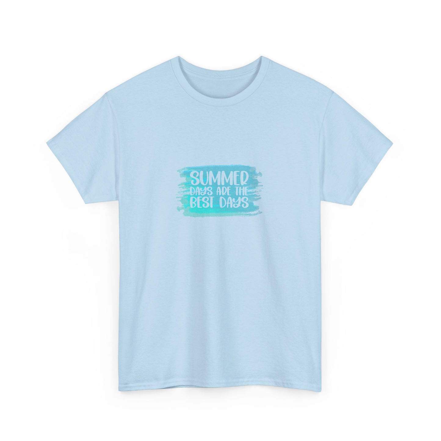 Summer Vibes Unisex Heavy Cotton Tee, Casual Wear, Graphic Tee, Gift for Friends, Festival Clothing, Summer Celebration