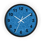Modern Blue Pattern Wall Clock - Home Decor, Unique Timepiece, Gift Idea, Stylish Wall Art, Office Decor