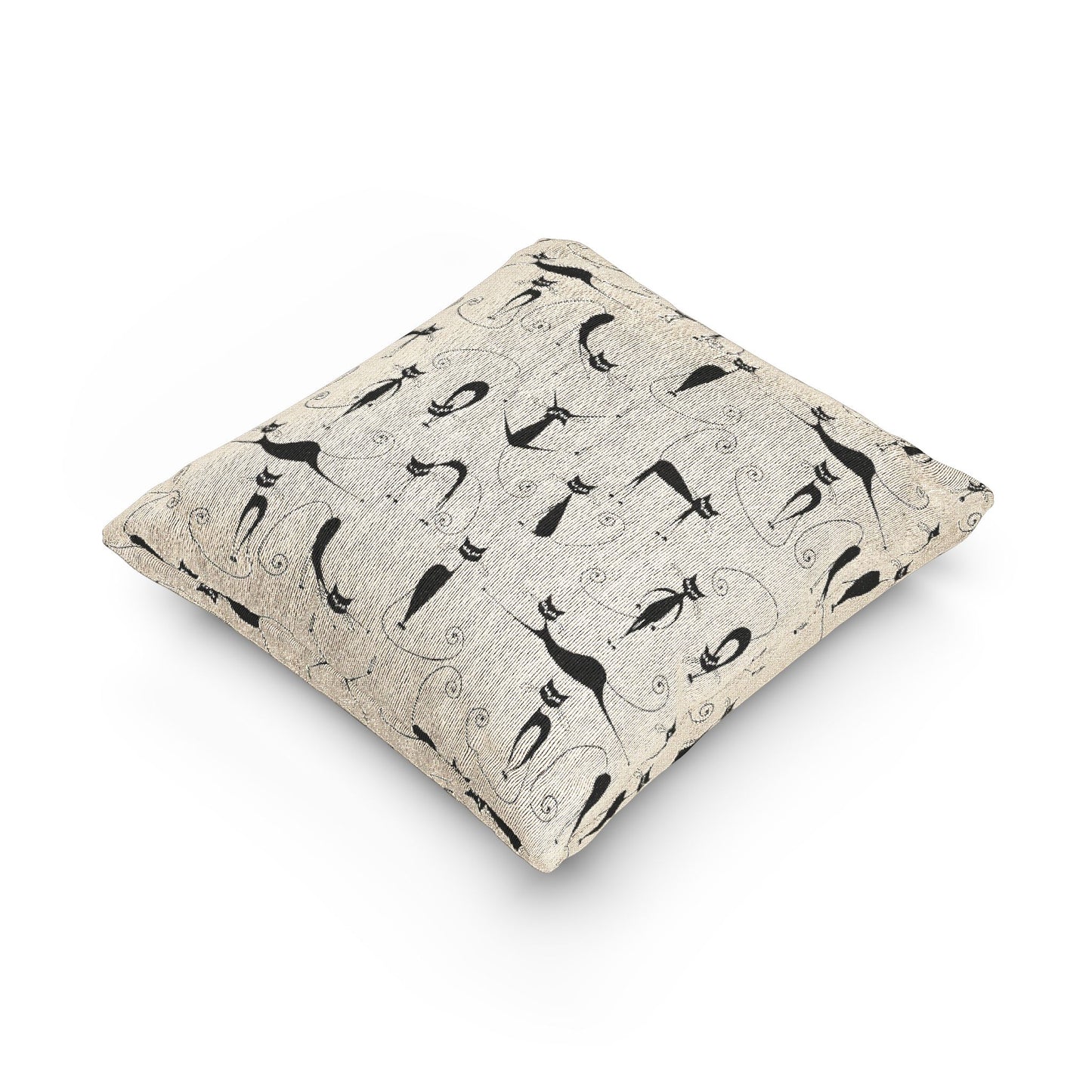 Bohemian Woven Pillow, Cozy Throw Cushion, Decorative Accent Pillow, Modern Home Decor, Artistic Pillows for Home