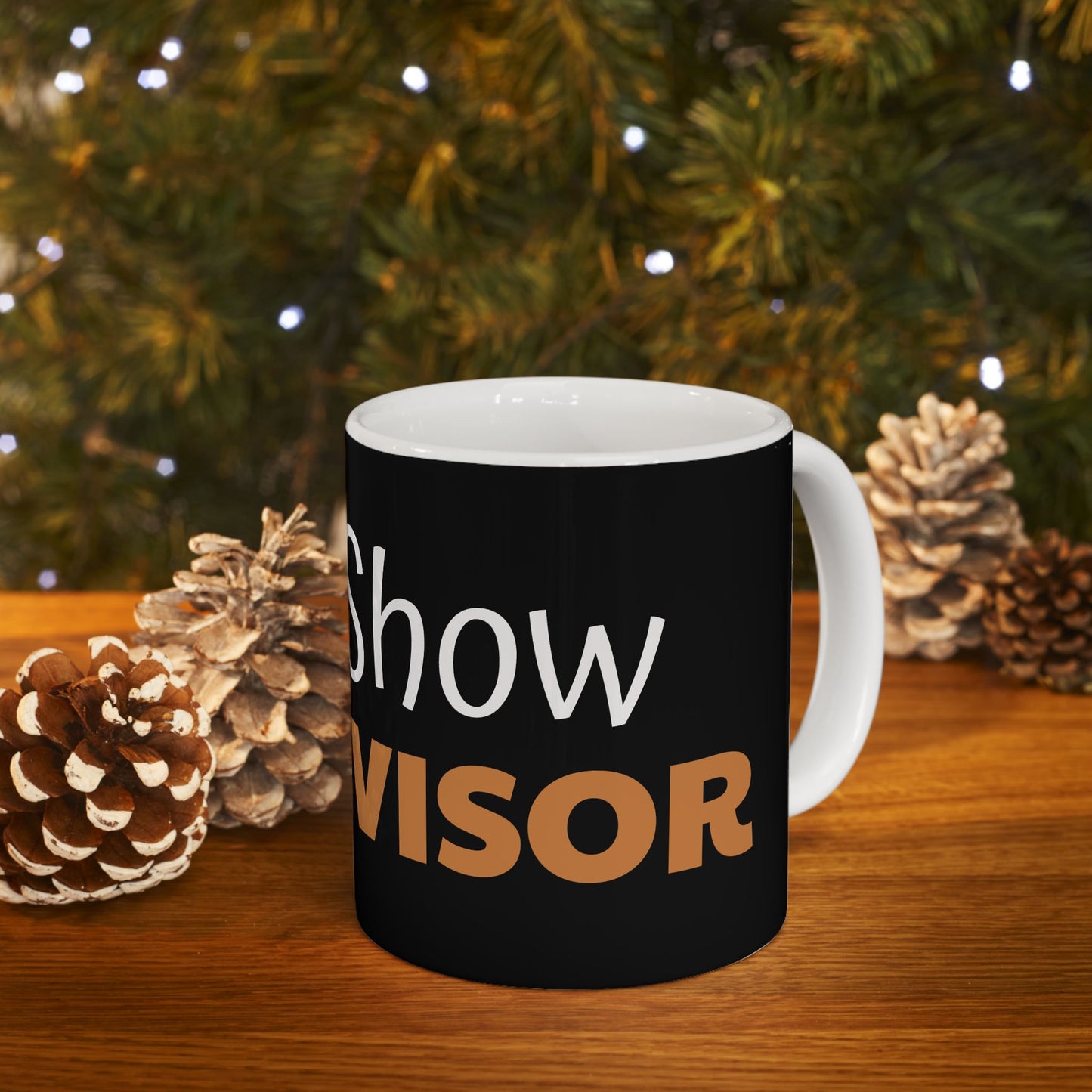 Funny 'Shitshow Supervisor' Ceramic Mug — Office Coffee Cup Gift (11oz/15oz)