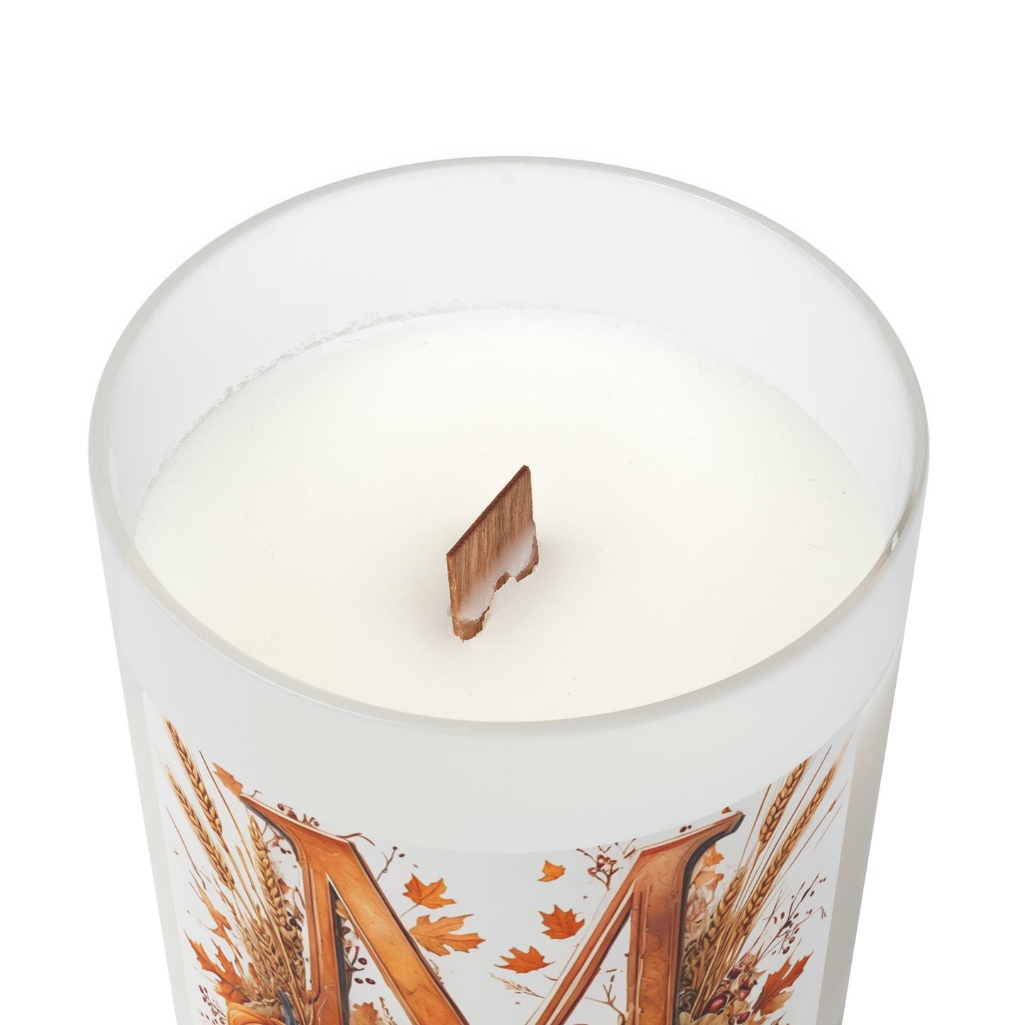 Frosted Glass Candle, 11oz