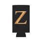 Custom Monogrammed "Z" Can Cooler, Personalized Drink Holder, Wedding Favors, Birthday Gifts, BBQ Accessories, Outdoor Events