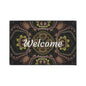 Welcome Heavy Duty Floor Mat — Boho Kaleidoscope Entrance Rug for Home & Office