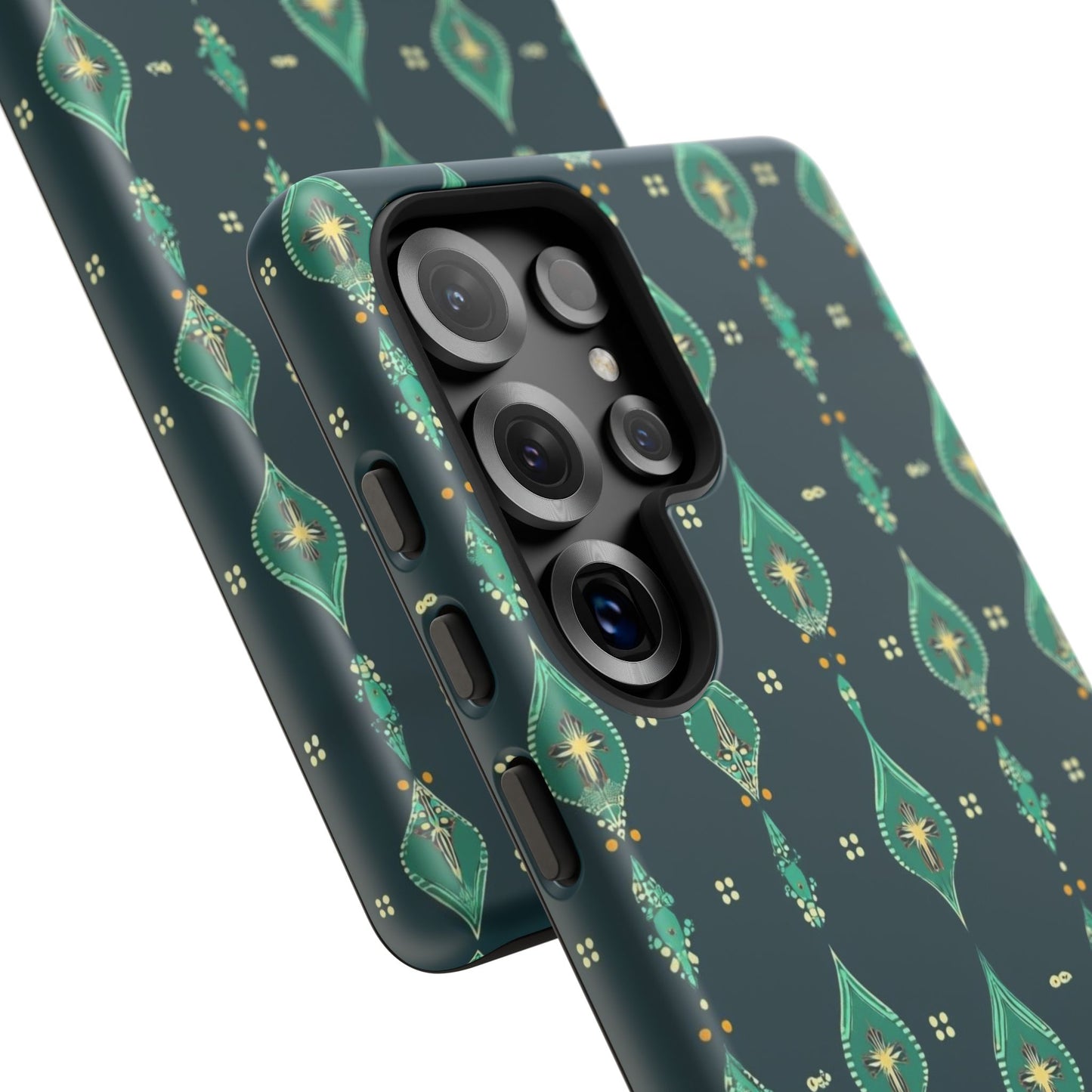 Emerald Boho Teardrop Phone Case