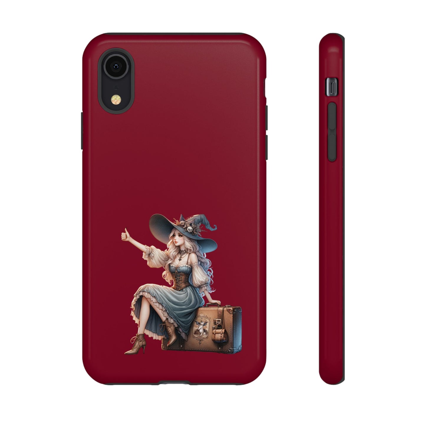 Witchy Phone Case - Magical, Durable - Halloween Gift, Cosplay Accessory, Cute Witch Design