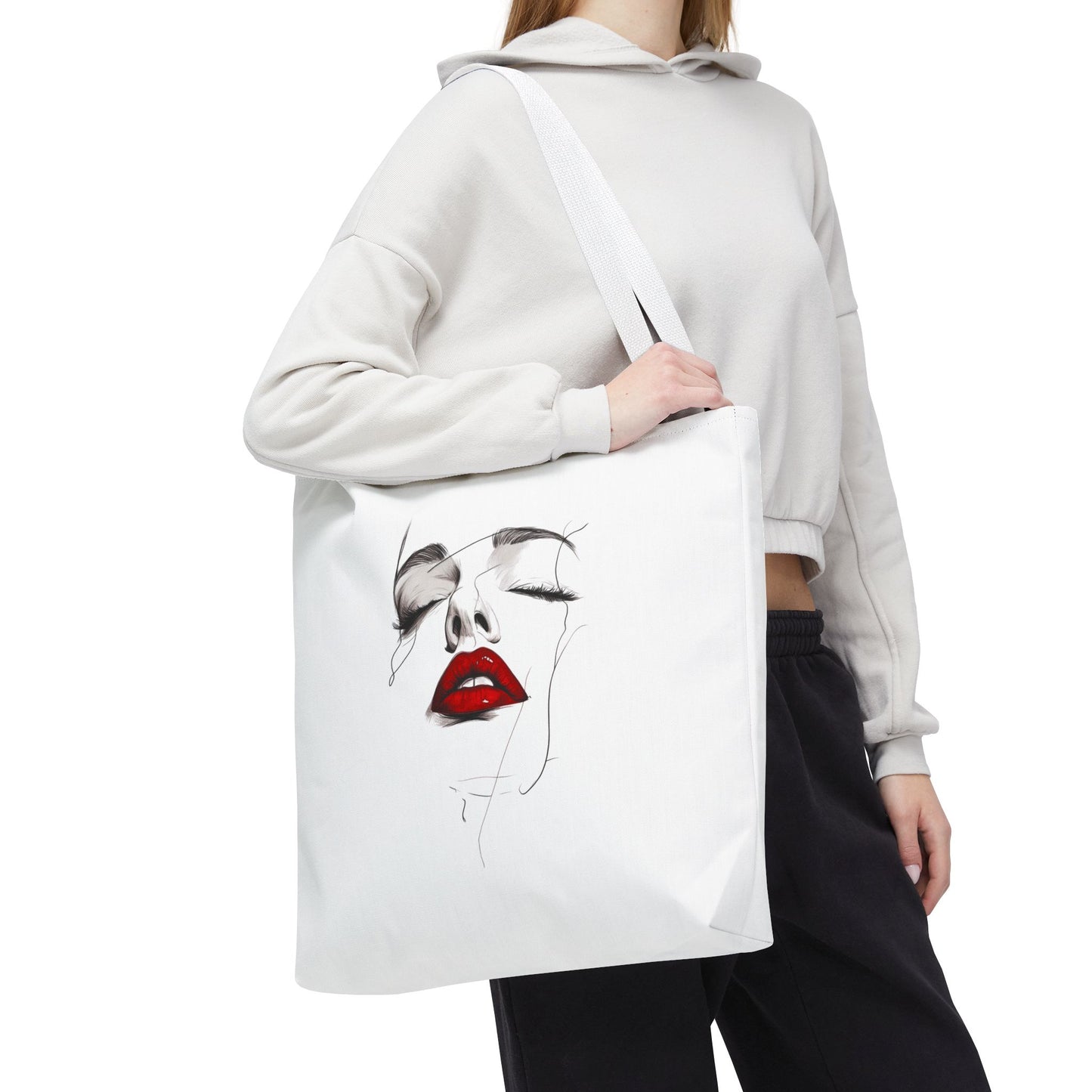 Chic Art Tote Bag, Fashion Tote, Stylish Handbag, Unique Gift, Art Lover’s Bag, Everyday Essentials, Casual Accessory