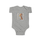 Giraffe Peek-a-Boo Infant Bodysuit - Cute Baby Jumpsuit for Newborns, Baby Shower Gift, Funny Baby Clothes, Toddler Outfit, Animal Onesie