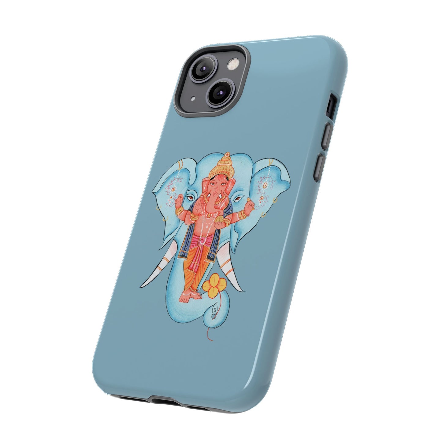 Tough Cases: Ganesh-Inspired Phone Case, Bohemian Phone Cover, Hindu Art Accessory, Festival Gift, Protective Phone Shell