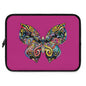 Colorful Butterfly Laptop Sleeve | Stylish Computer Case, Tech Accessories, Gift for Students, Back to School, Vibrant Design
