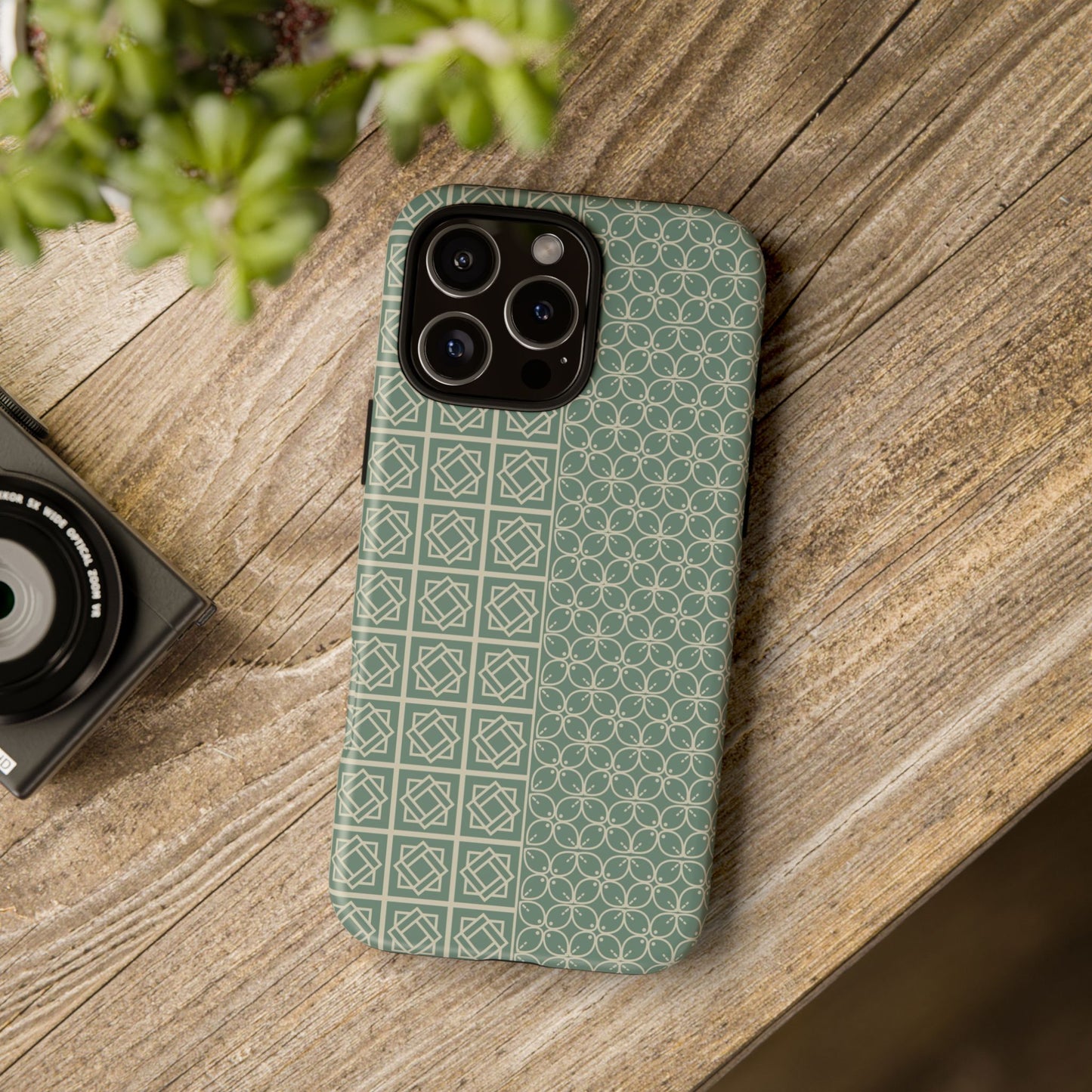 Stylish Phone Case with Geometric Patterns, Tough Cases, Durable Cell Phone Cover, Trendy Smartphone Accessory, Functional Gift Idea
