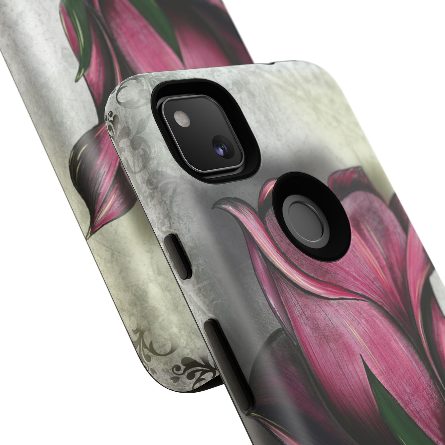 Rose Phone Case – Tough Cases, Floral Phone Cover, Gift for Her, Minimalist Design, Nature Lover's Accessory, Birthday Gift Idea