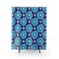 Boho Floral Shower Curtain, Vibrant Bathroom Decor