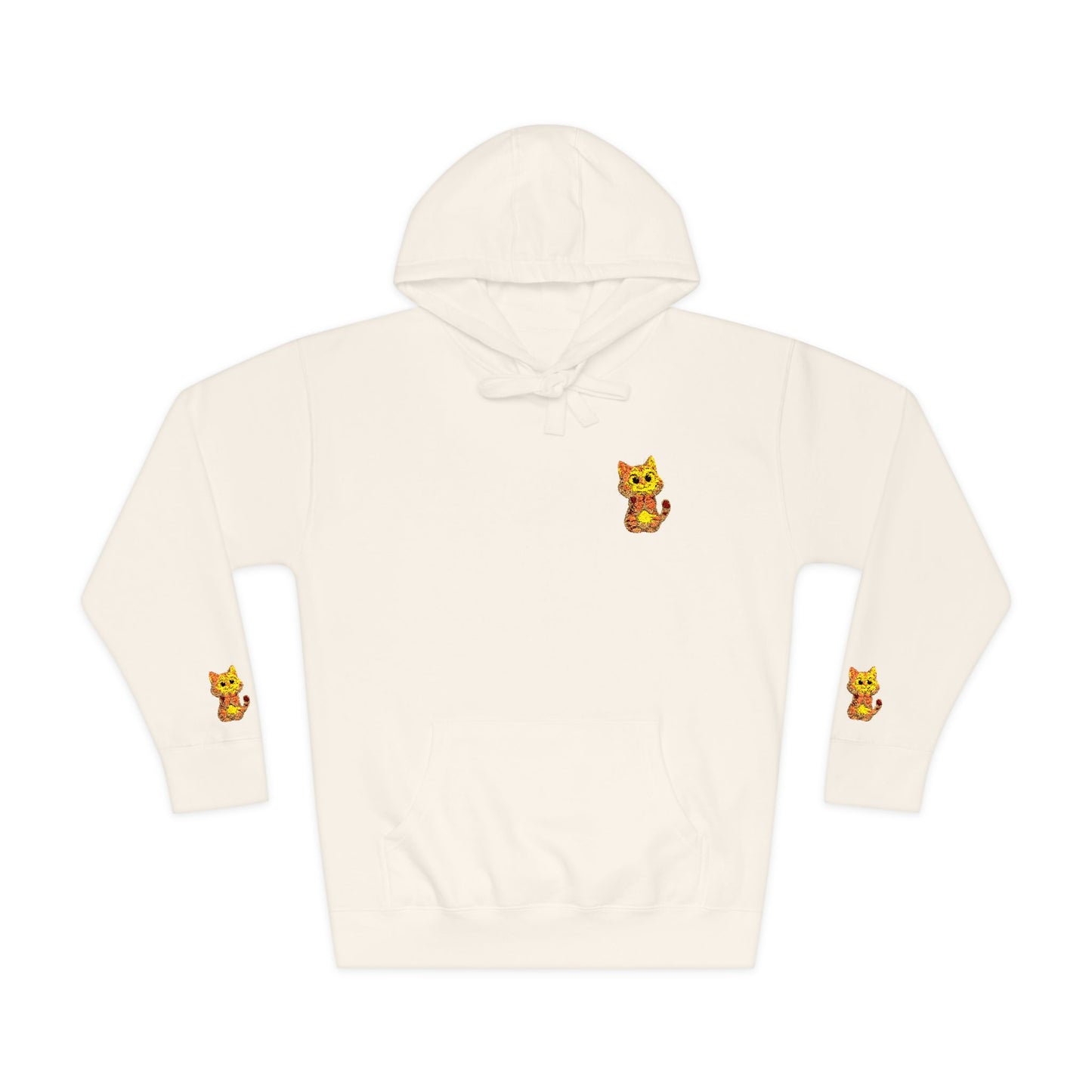 Cozy Fleece Hoodie with Cute Animal Design, Unisex Sweatshirt for Casual Outings, Gifts for Animal Lovers, Perfect for Fall and Winter