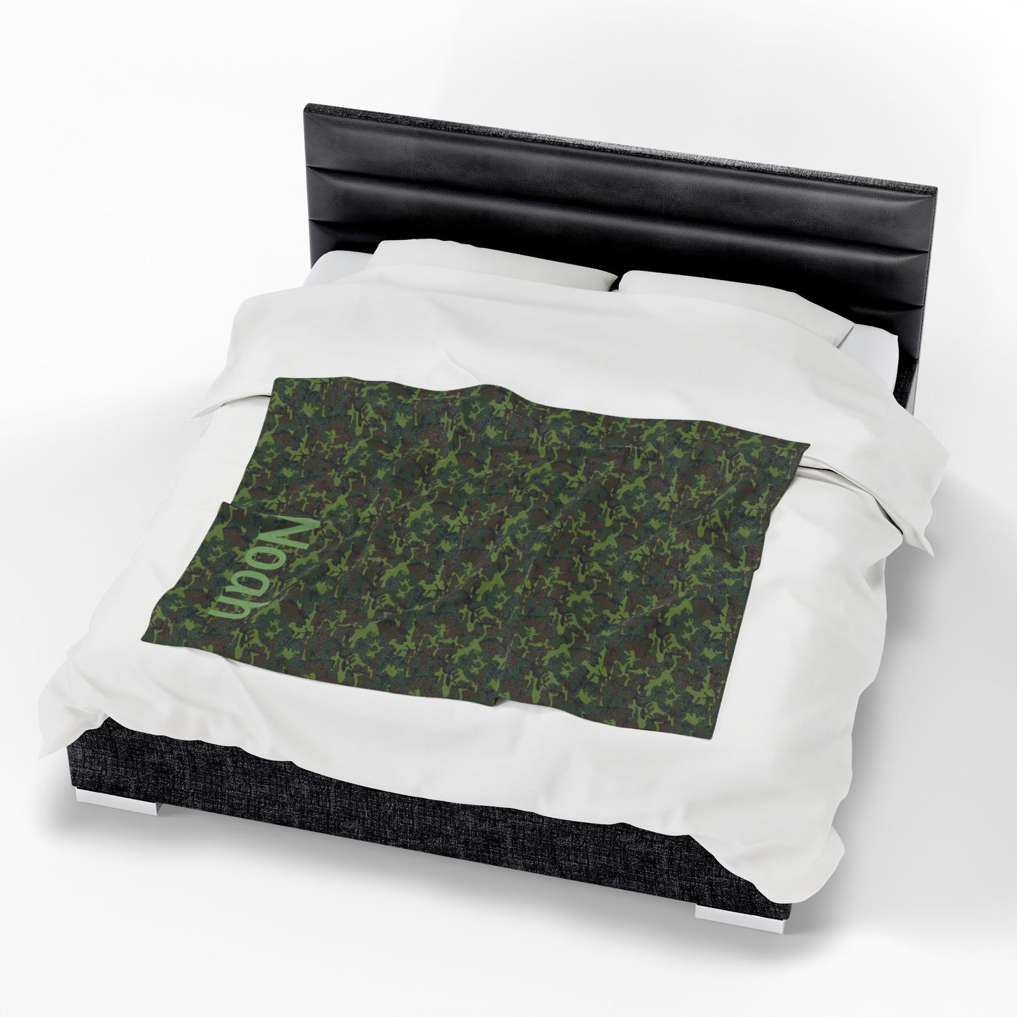 Camouflage Velveteen Plush Blanket - Noah
