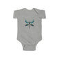 Dragonfly Design Infant Bodysuit, Cute Baby Clothes, Organic Cotton Baby Suit, Baby Shower Gift, New Parent Gift, Eco-friendly Apparel