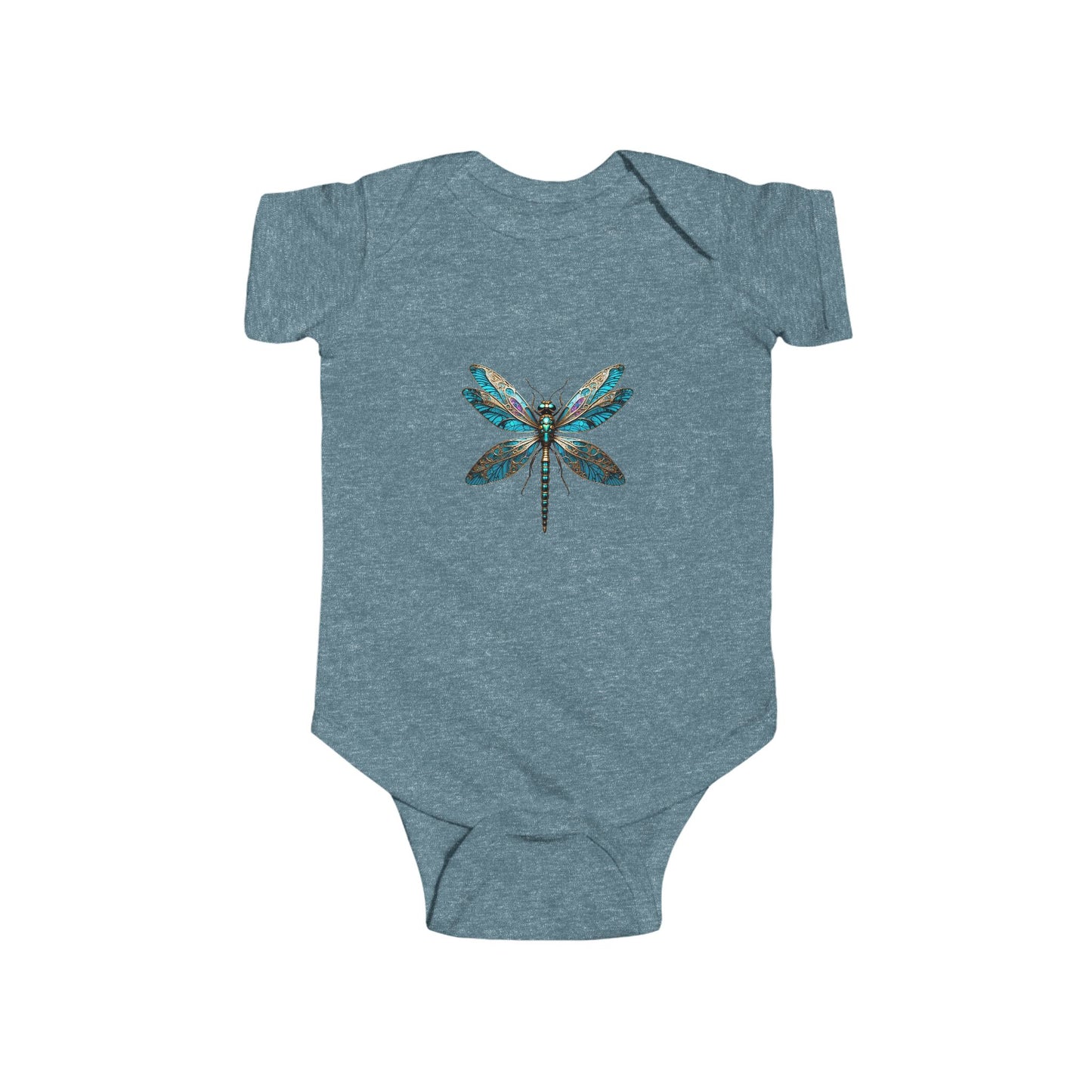 Dragonfly Design Infant Bodysuit, Cute Baby Clothes, Organic Cotton Baby Suit, Baby Shower Gift, New Parent Gift, Eco-friendly Apparel