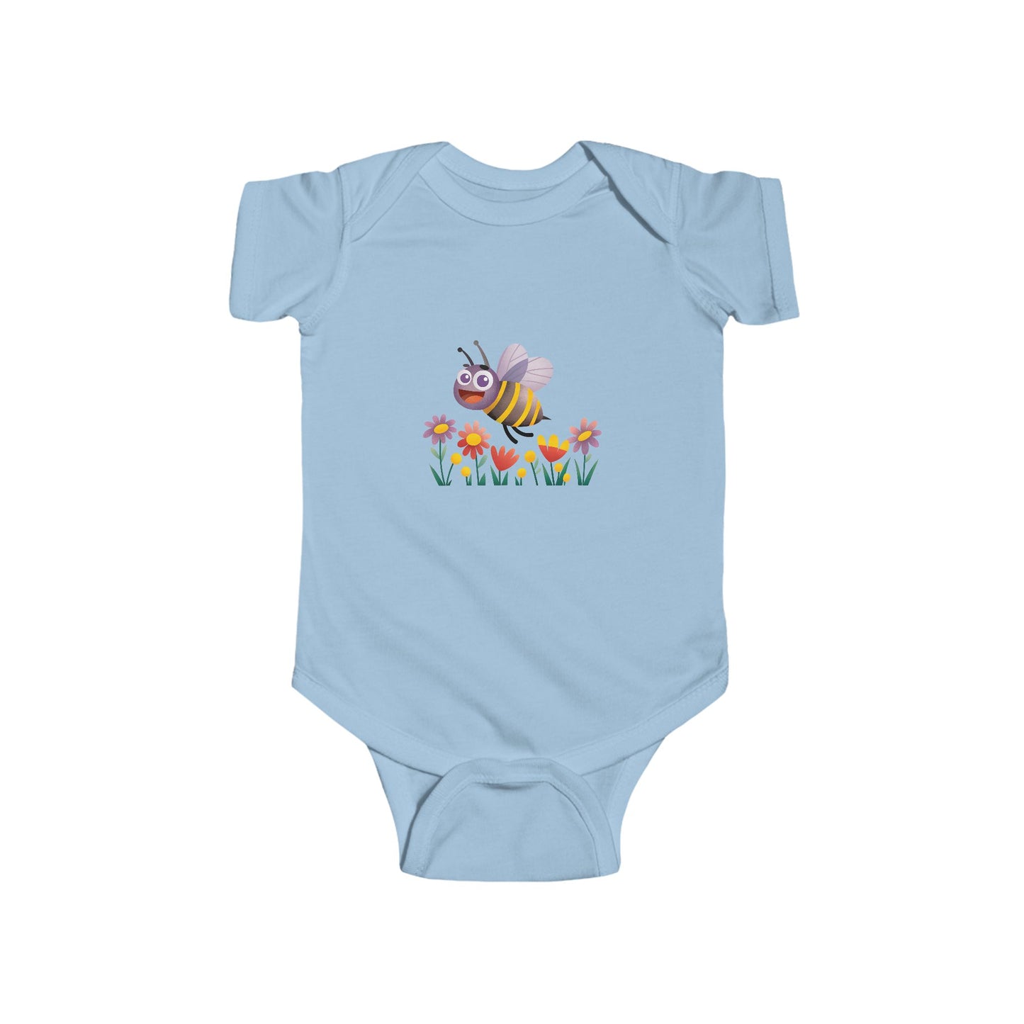 Cute Bee Baby Bodysuit, Infant Jersey Bodysuit, Baby Shower Gift, Toddler Outfit, Spring Clothing, Eco-Friendly Baby Wear