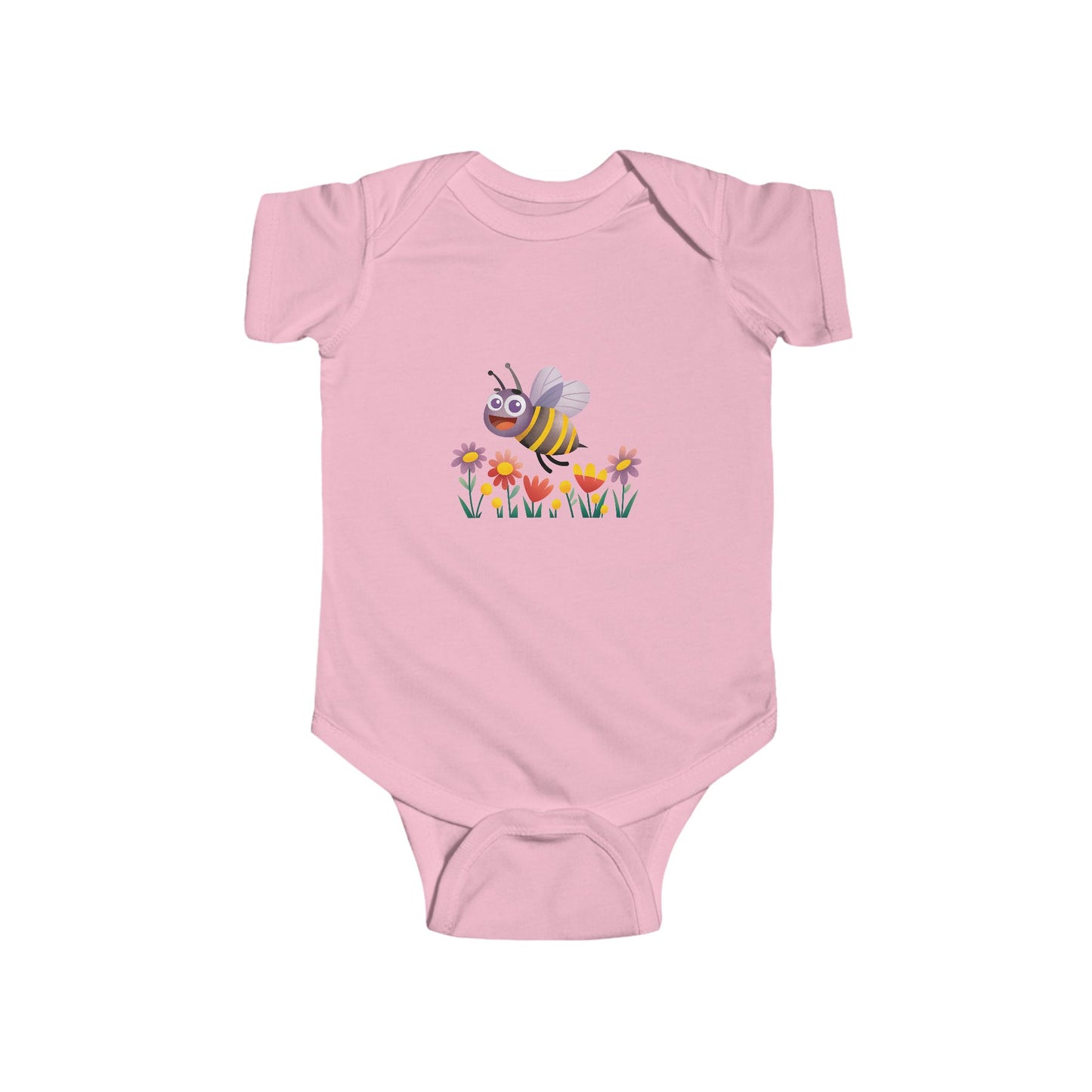 Cute Bee Baby Bodysuit, Infant Jersey Bodysuit, Baby Shower Gift, Toddler Outfit, Spring Clothing, Eco-Friendly Baby Wear