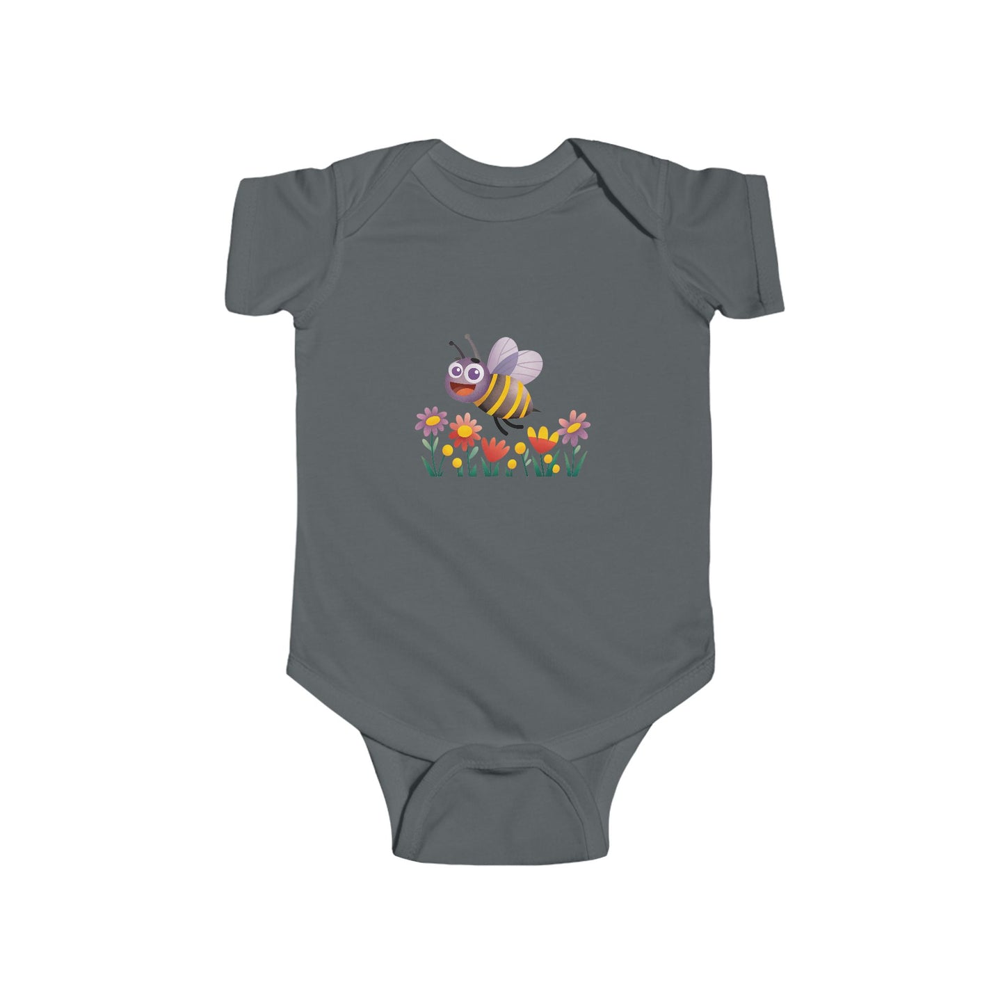 Cute Bee Baby Bodysuit, Infant Jersey Bodysuit, Baby Shower Gift, Toddler Outfit, Spring Clothing, Eco-Friendly Baby Wear