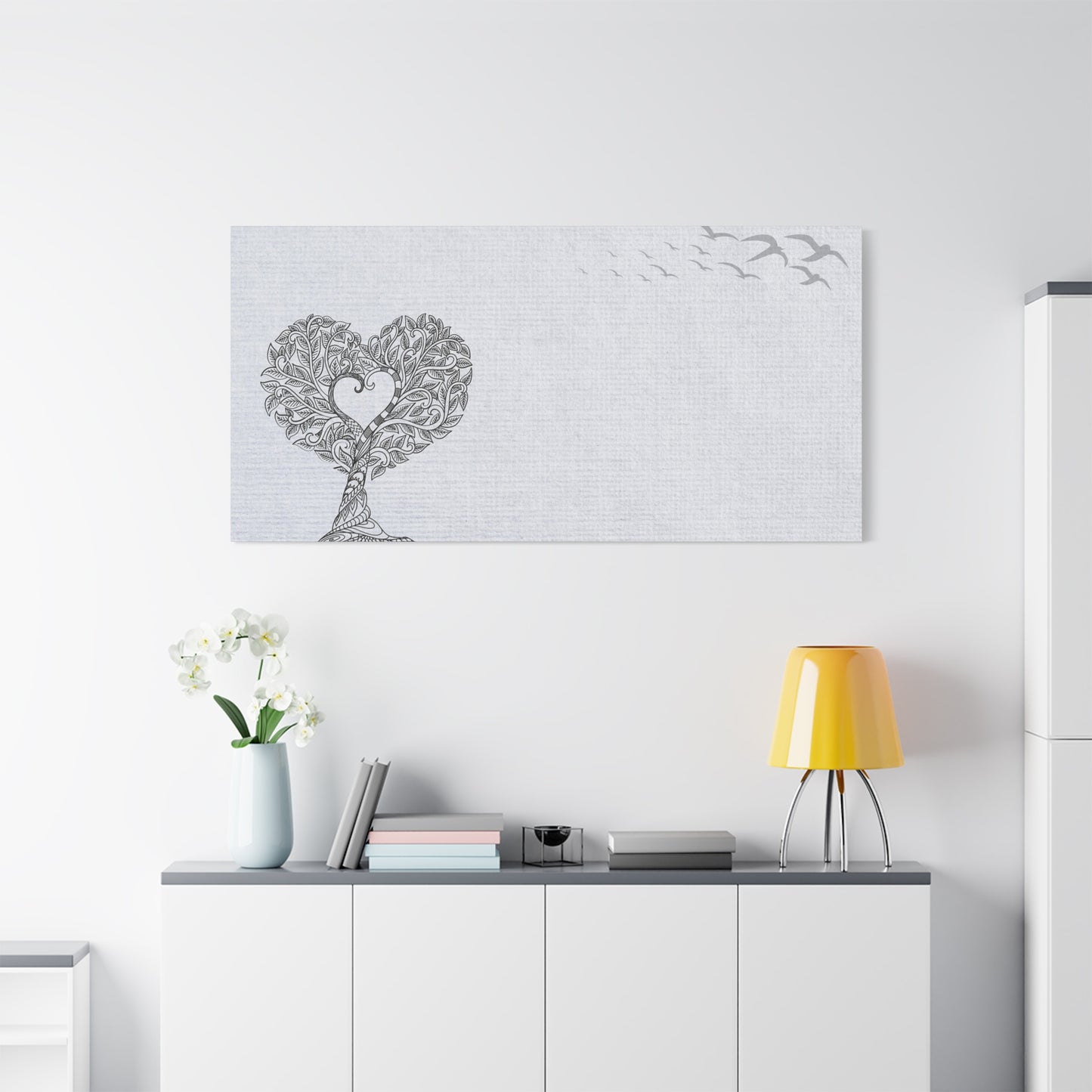 Matte Canvas, Stretched, 1.25" - Heart Tree