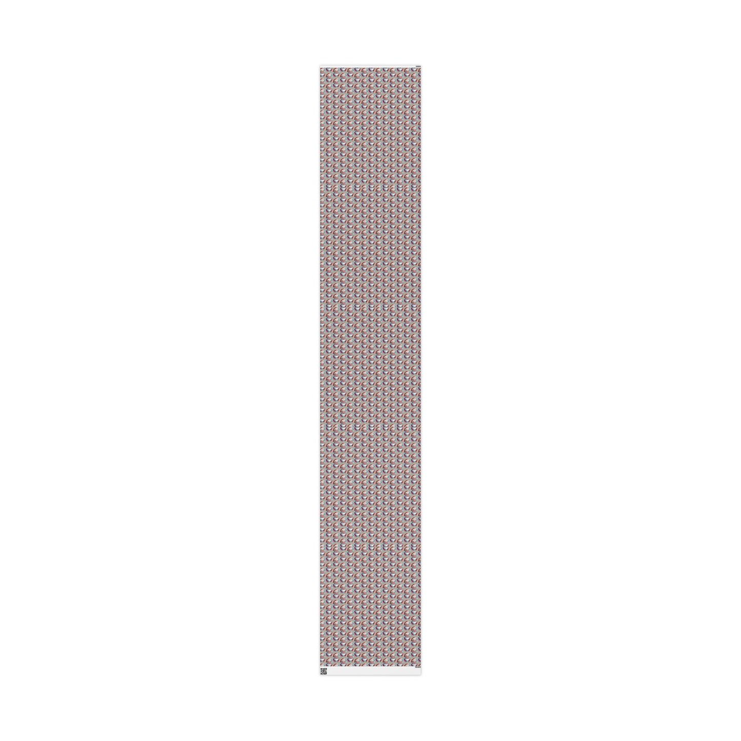 Santa Face Wrapping Paper Roll — Festive Holiday Gift Wrap