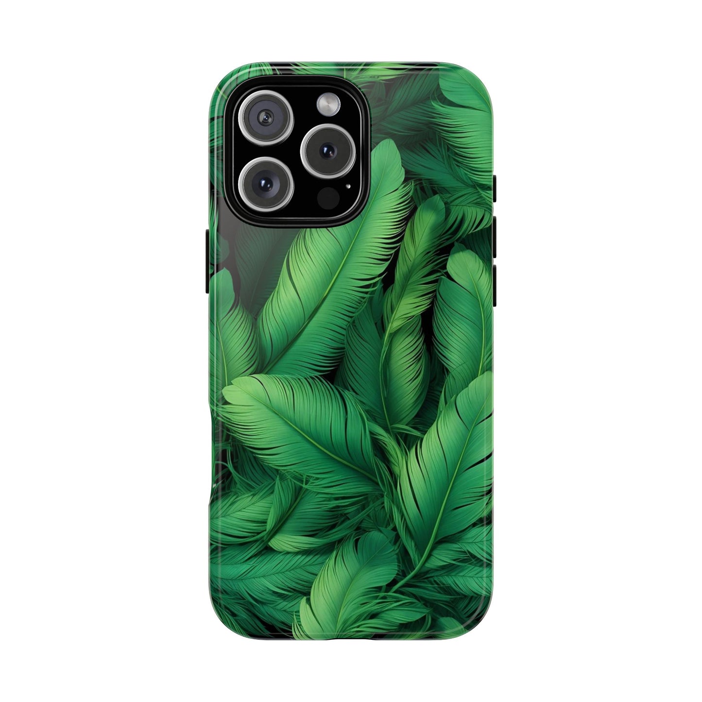 Tough Cases - Tropical Leaf Phone Case, Nature-inspired, Phone Accessory, Gift for Her, Jungle Theme, Eco-Friendly