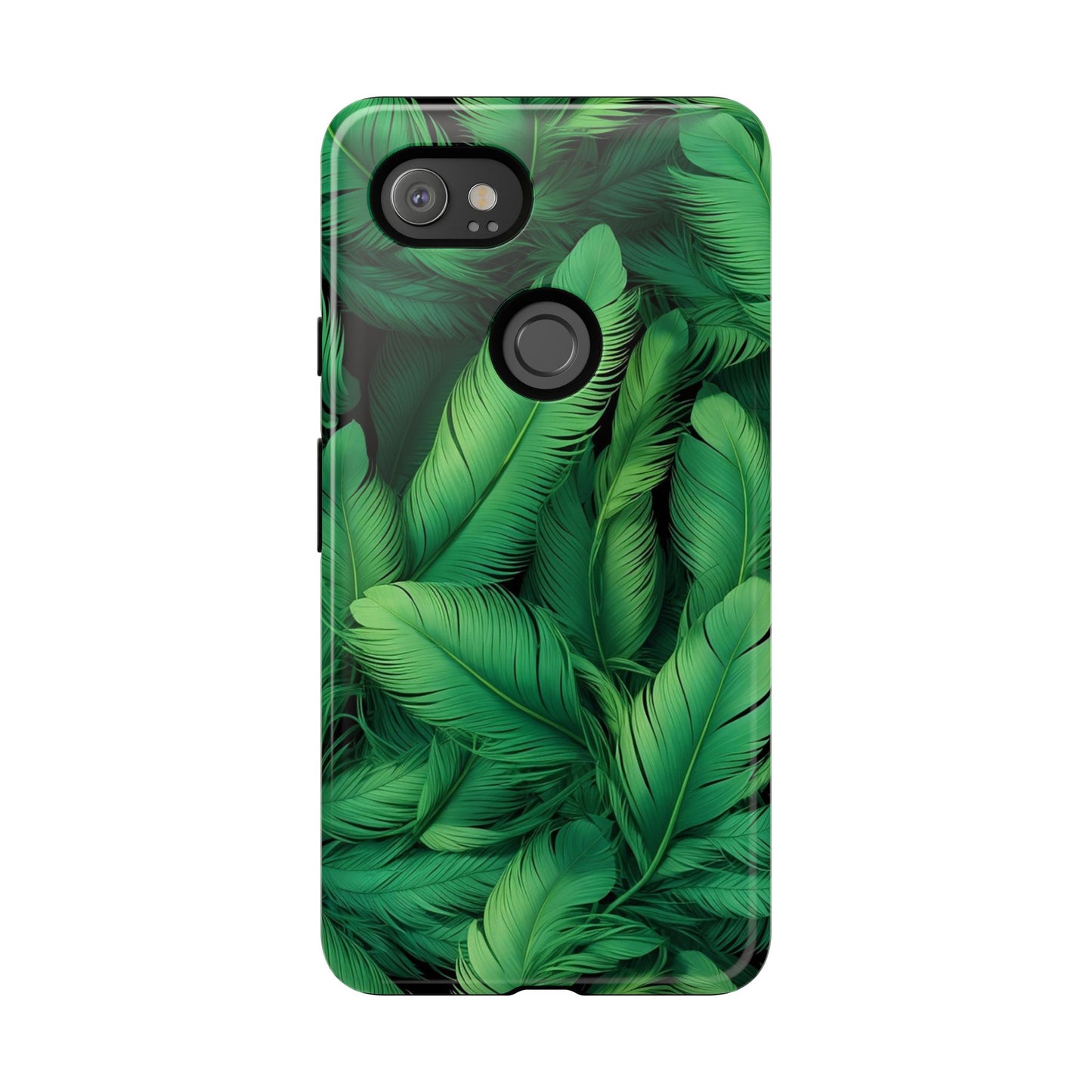 Tough Cases - Tropical Leaf Phone Case, Nature-inspired, Phone Accessory, Gift for Her, Jungle Theme, Eco-Friendly