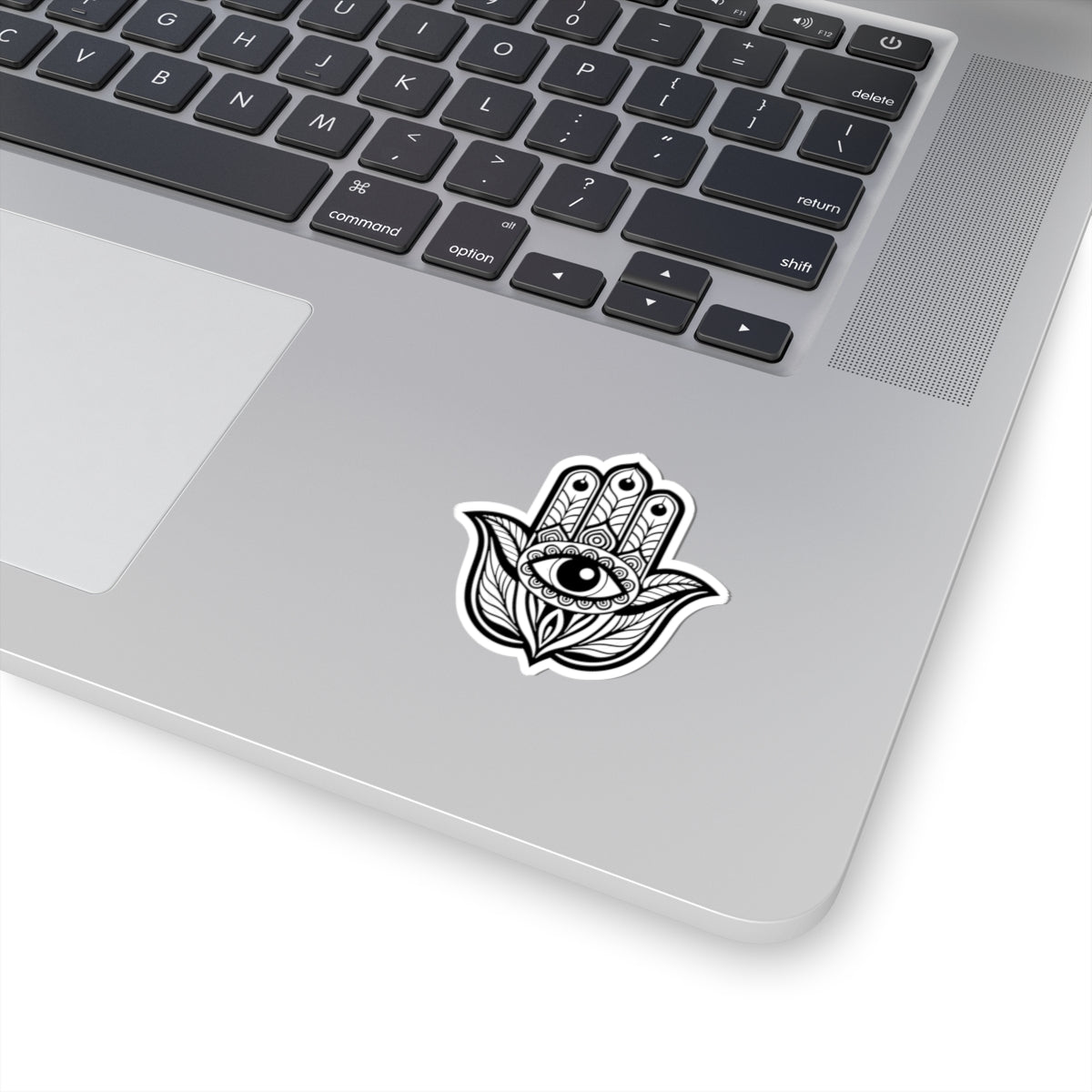 Hamsa Hand Eye Kiss-Cut Sticker — Protective Boho Spiritual Decal
