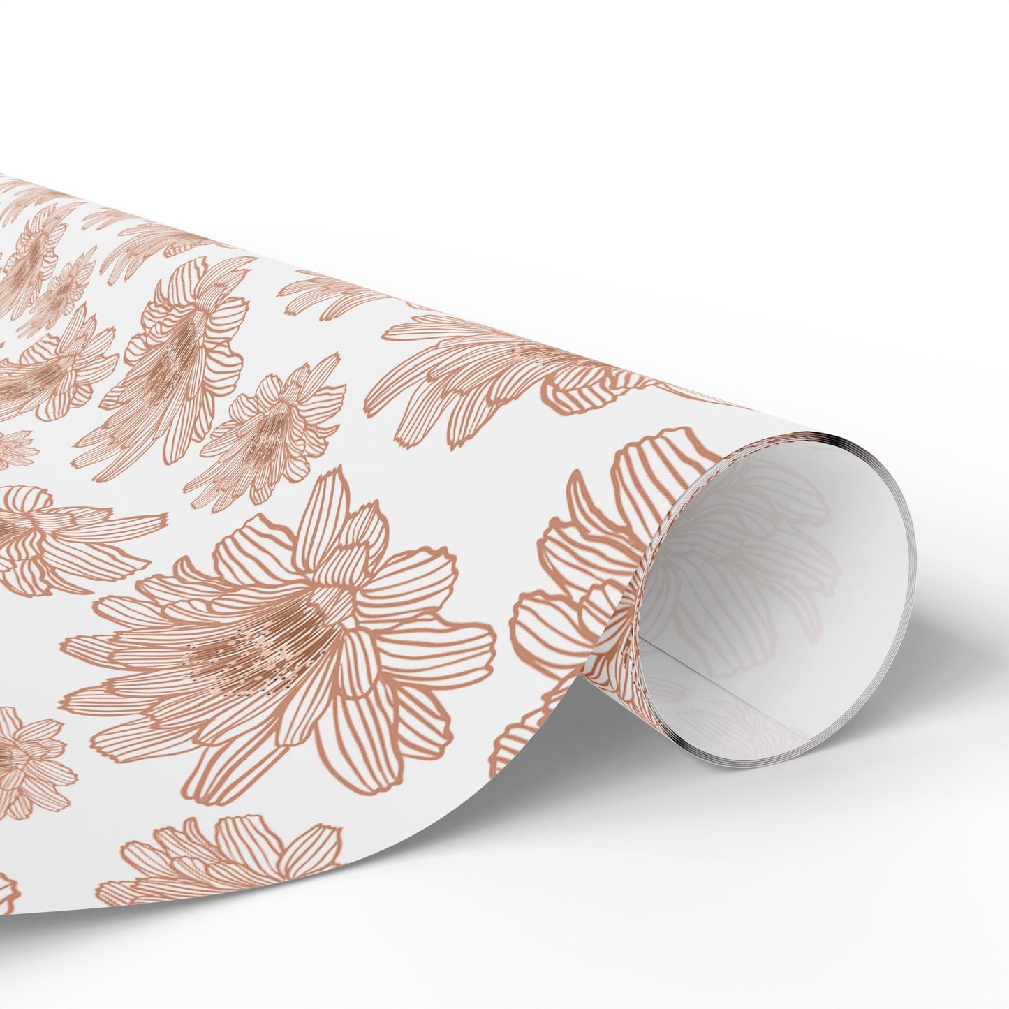 Elegant Floral Wrapping Paper, Gift Wrap for Birthdays, Weddings, Anniversaries, Holidays, Eco-Friendly Gift Wrap