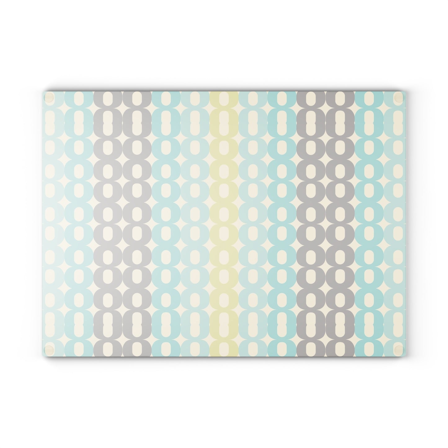 Stylish Glass Cutting Board for Modern Kitchens, Geometric Pattern Kitchen Decor, Perfect Gift for Housewarming, Weddings, Cookware