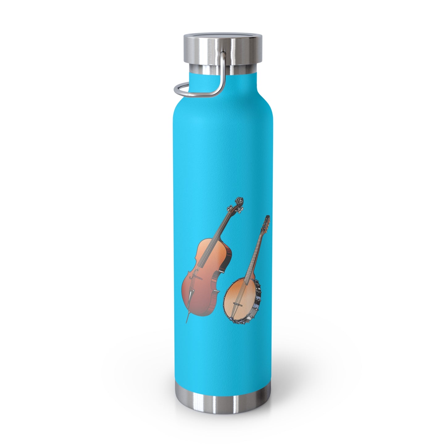 Musical Instruments Water Bottle | Copper Vacuum Insulated Bottle | Gift for Musicians, Music Lovers, Durable Travel Mug, Concert [...]
