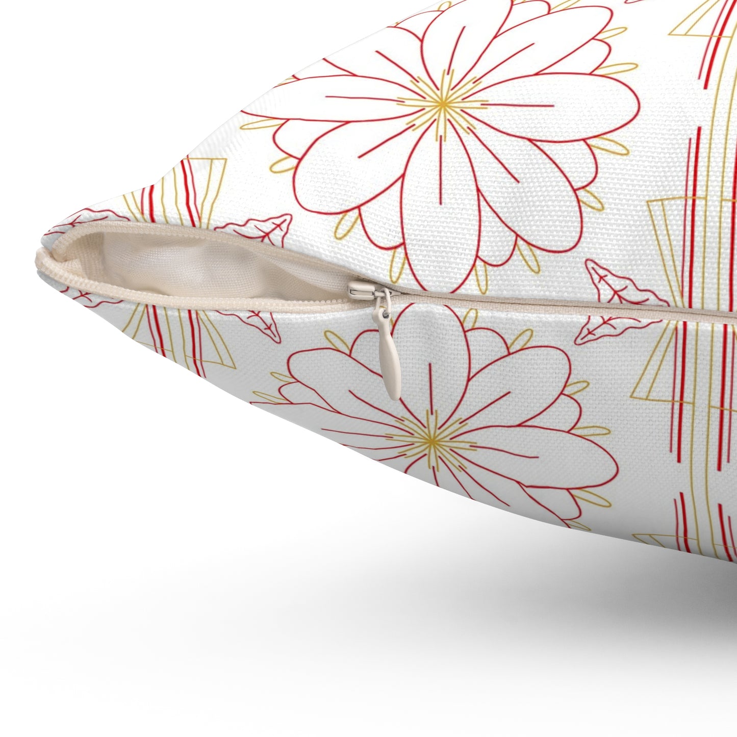 Chic Floral Square Pillow | Decorative Cushion, Home Decor, Boho Style, Gift for Her, Couch Pillow, Throw Pillow