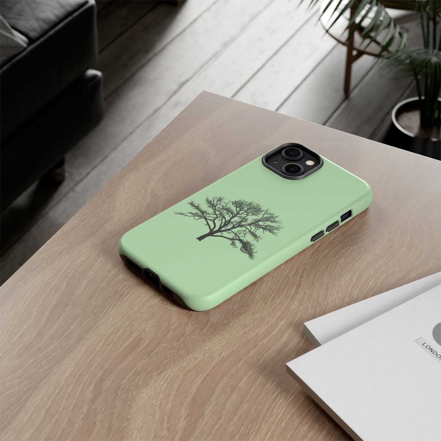 Minimalist Tree Phone Case, Nature-Inspired Phone Cover, Eco-Friendly Cell Phone Accessory, Perfect Gift for Nature Lovers
