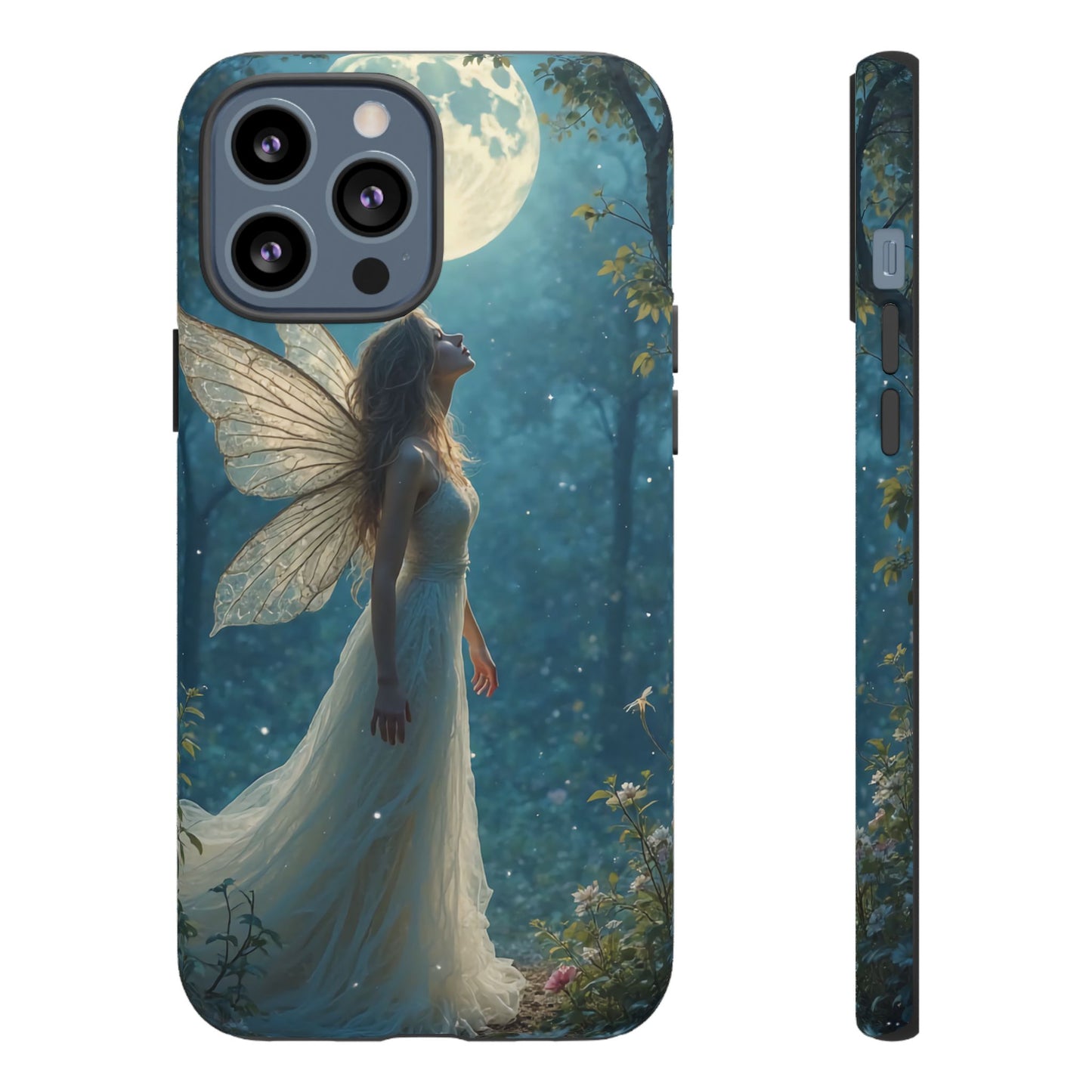 Fairy Moon Phone Case | Tough Cases for Nature Lovers, Fantasy Gift, Boho Phone Accessory, Ethereal Aesthetic, Magical Design