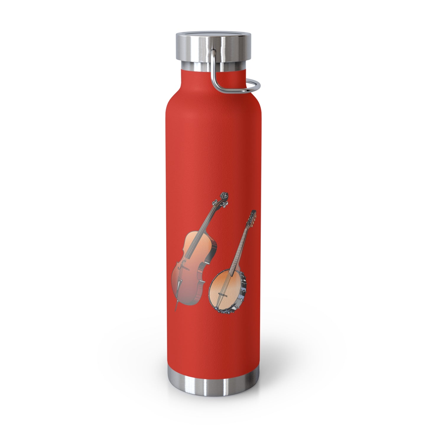 Musical Instruments Water Bottle | Copper Vacuum Insulated Bottle | Gift for Musicians, Music Lovers, Durable Travel Mug, Concert [...]