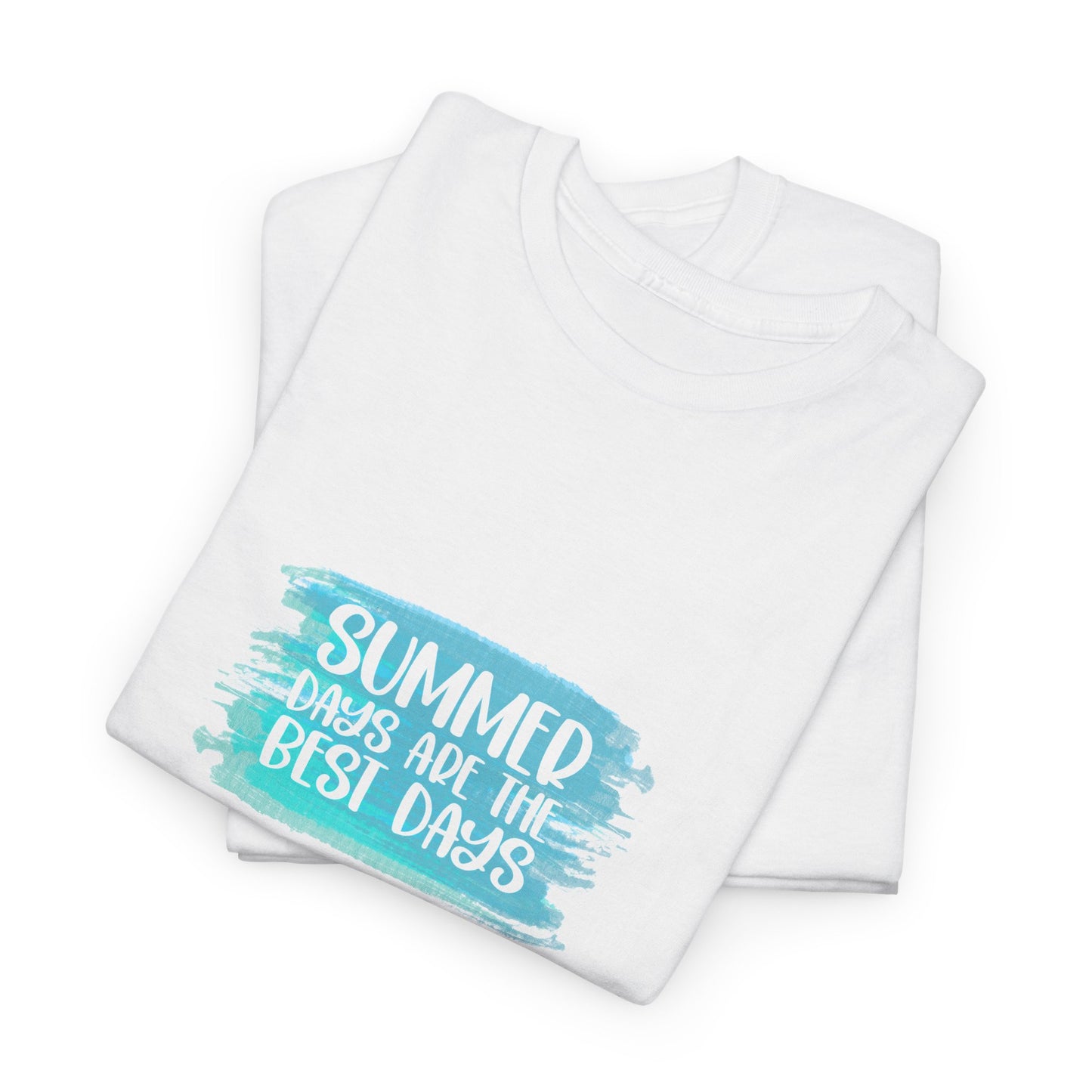 Summertime Vibes Unisex Heavy Cotton Tee, Casual Summer Shirt, Graphic Tee for Everyday Wear, Gift for Friends, Festival Outfit
