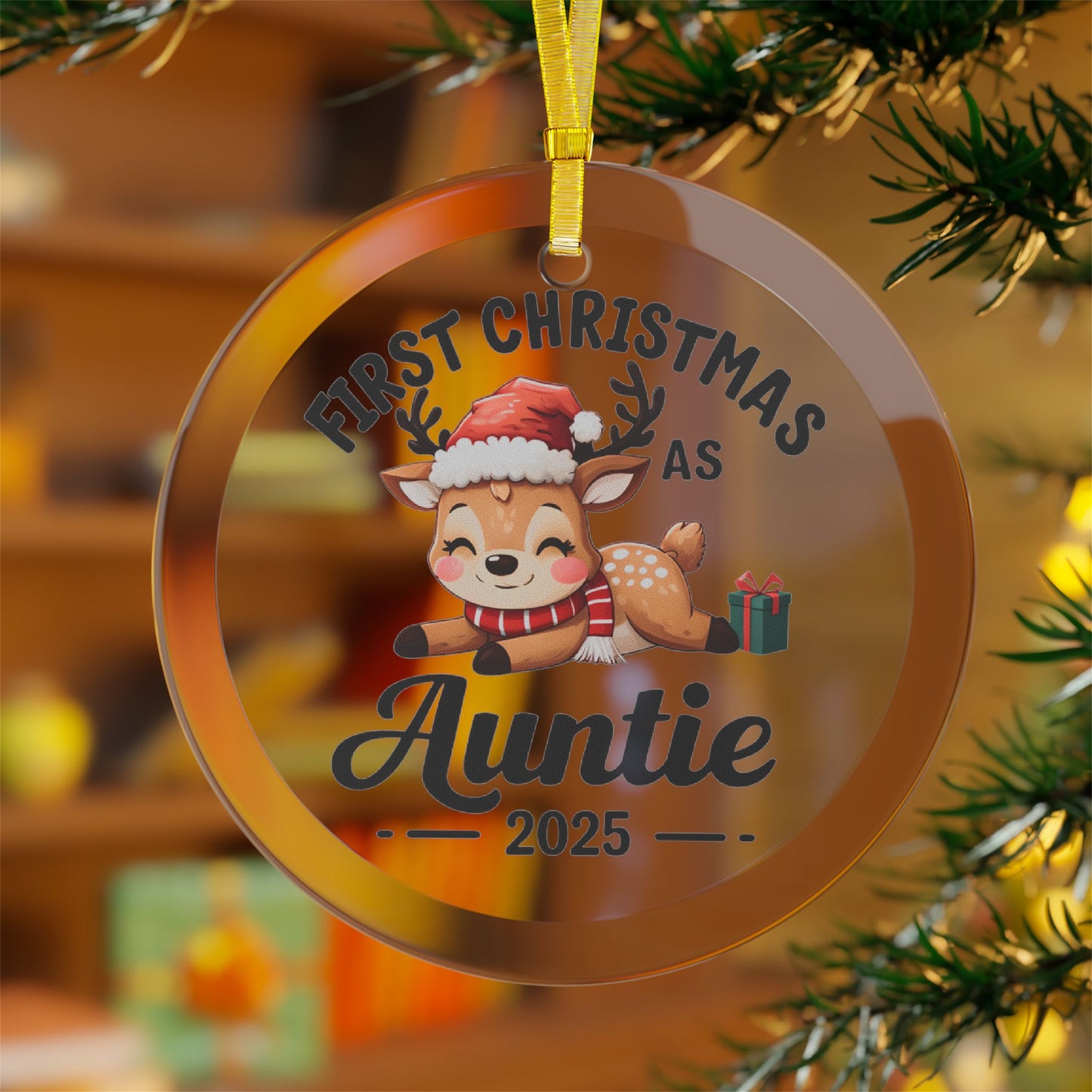 Glass Ornaments - Aunt