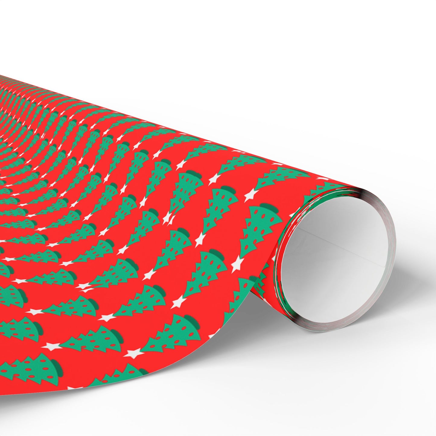 Festive Christmas Wrapping Paper, Holiday Gift Wrap, Cheerful Present Wrapping, Red and Green Tree Design, Holiday Parties, Christmas [...]