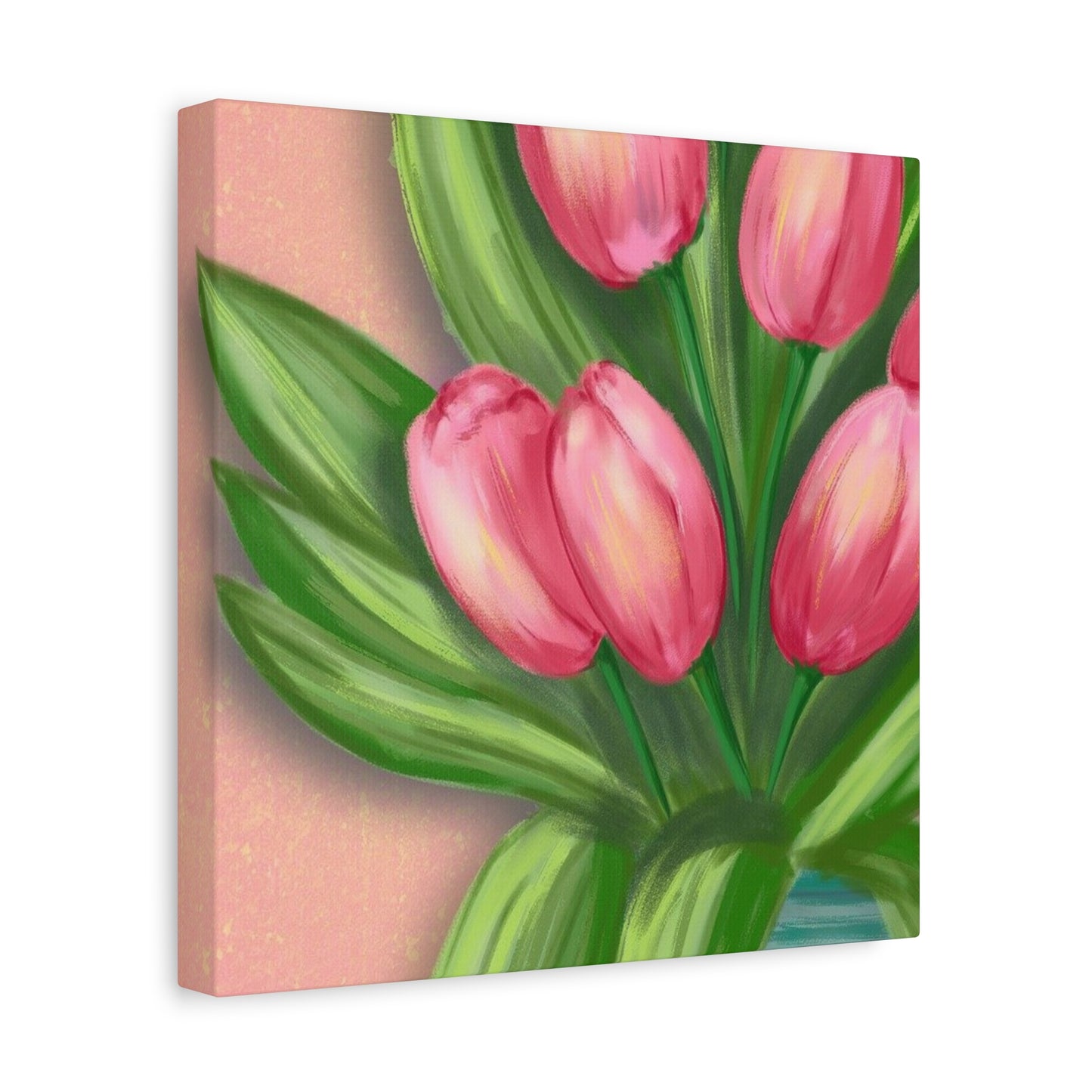 Matte Canvas, Stretched, 1.25" Tulips